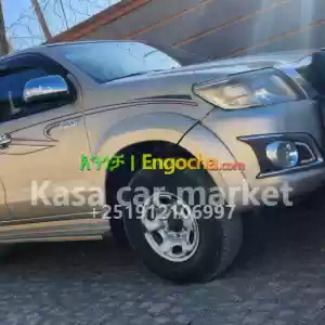 Make:Toyota Model:Hilux  Double-Cab Engine Size:3.0LEngine:D-4D Fuel:DieselTransmission:M Price in Ethiopia